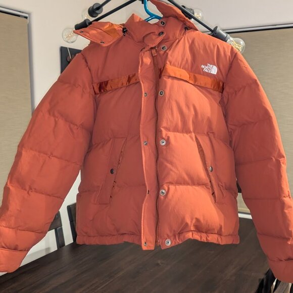 The North Face Forester Down Puffer Jacket Picante Red Women's XL Winter Coat - Picture 1 of 14
